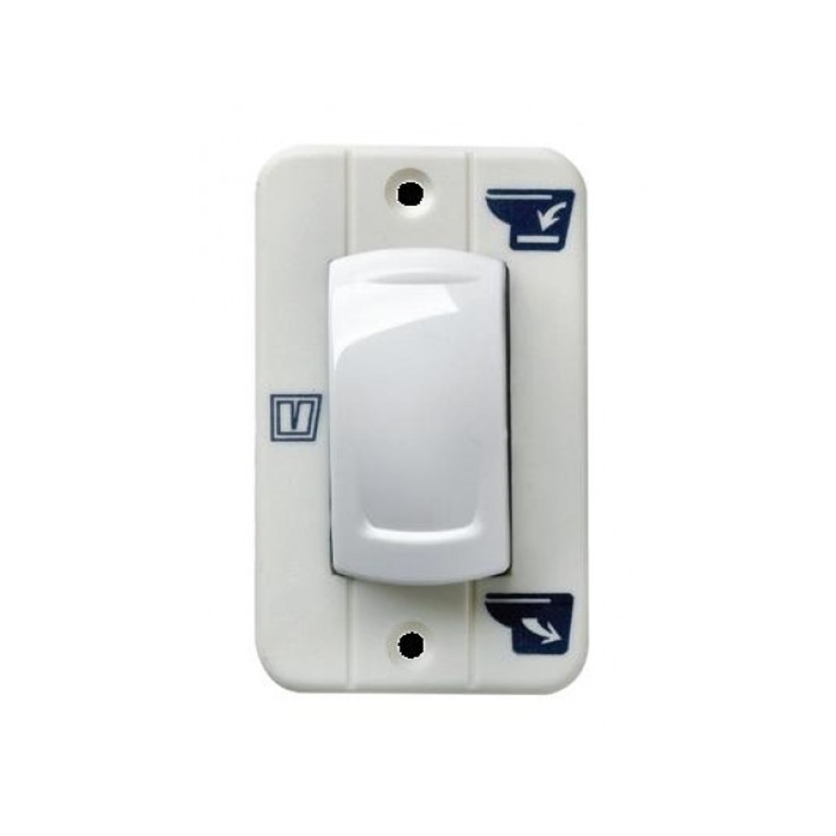 Interrupteur à bascule Vetus pour toilettes TMW 12/24 volts
