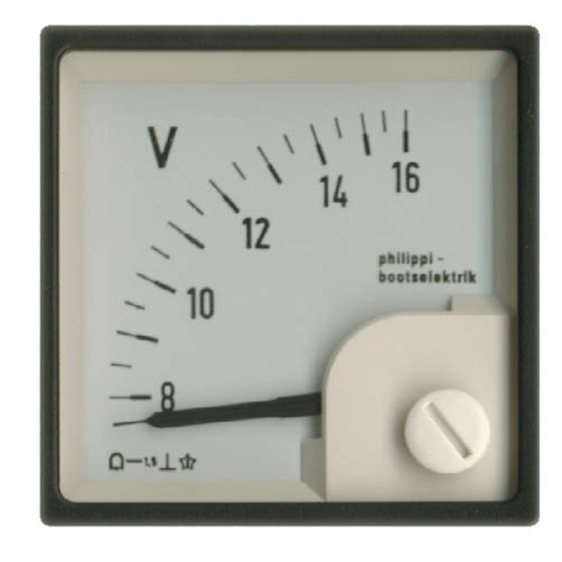 Philippi Voltmètre 15V SQS48/ 8-16V