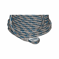 Liros ligne d‘amarrage avec cosse Niro - Liros Handy-Anchor, 10m de plomb incrusté, blanc-bleu, 12mm, longueur 40m