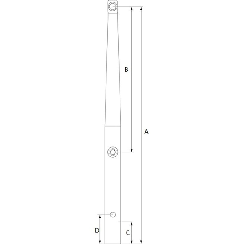 Plastimo chandelier 63cm 2 passages