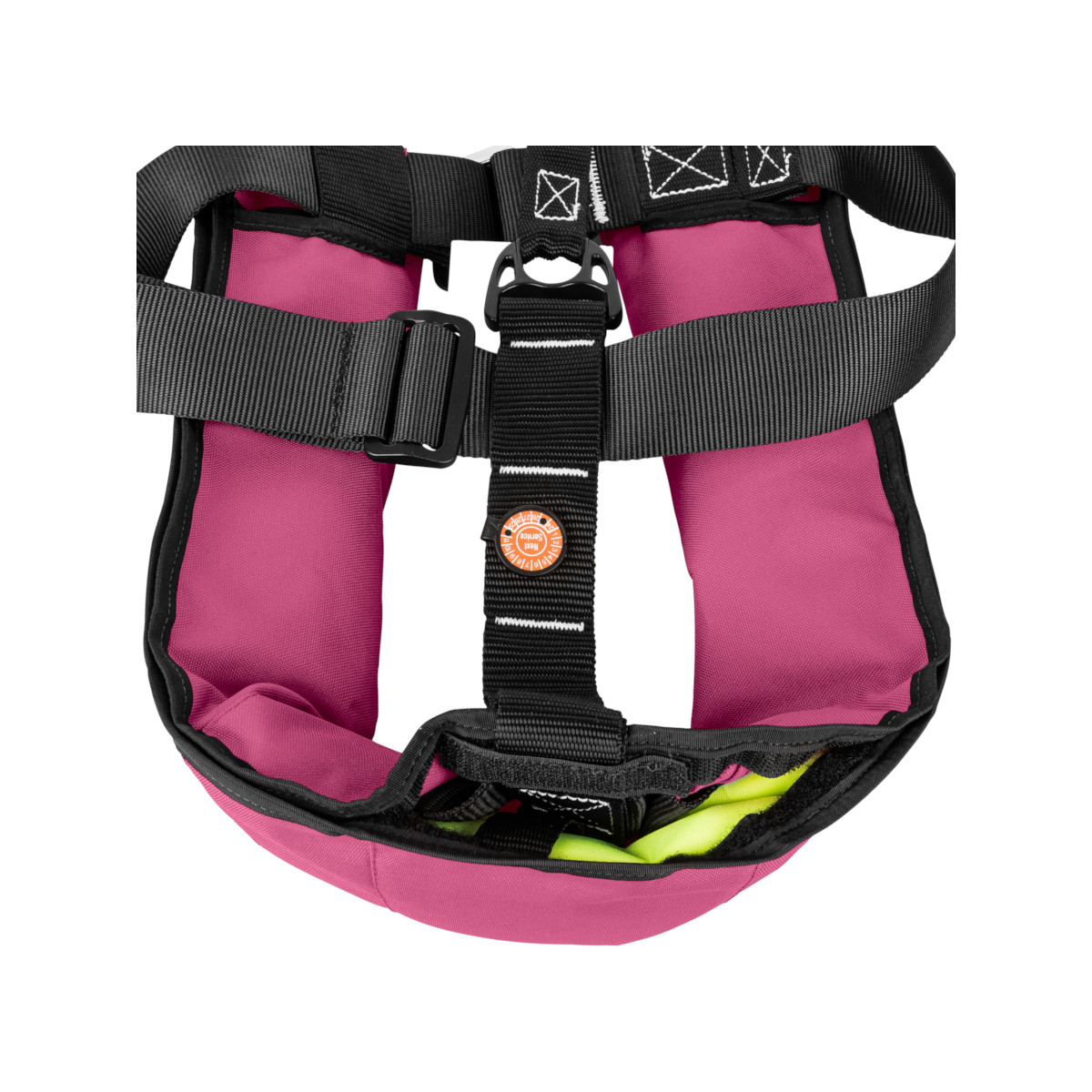 12skipper gilet de sauvetage automatique pour enfants 150N ISO avec harnais - rose