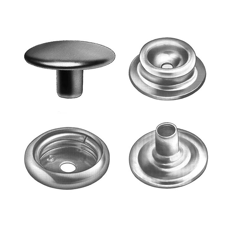 Plastimo Snap Fasteners pour surface dure