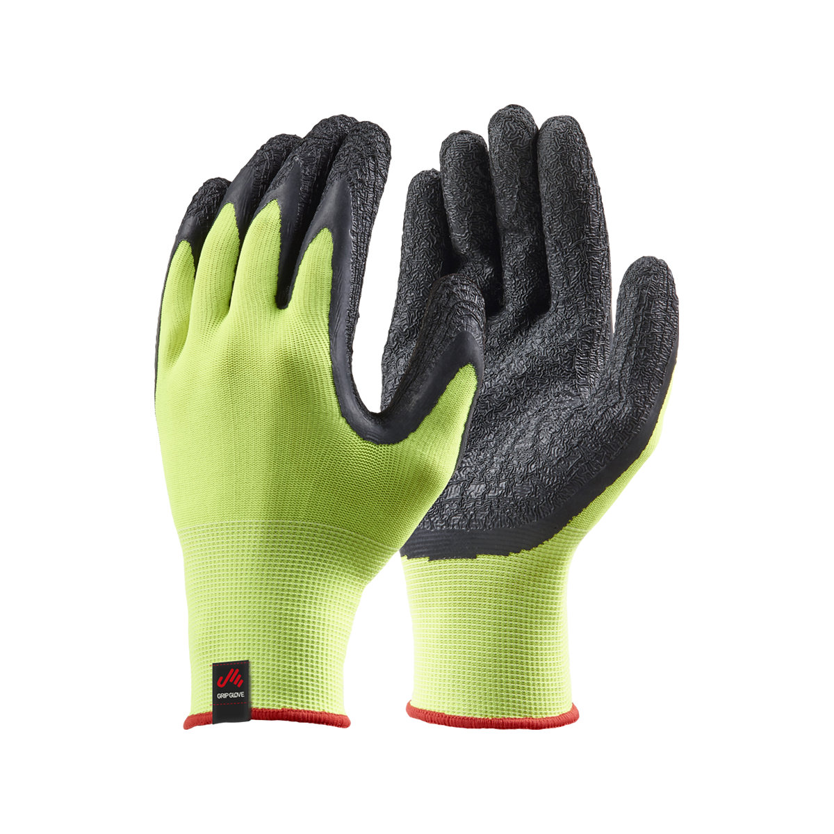 Musto Dipped Grip gants de voile jaune fluo, set de 3, taille M
