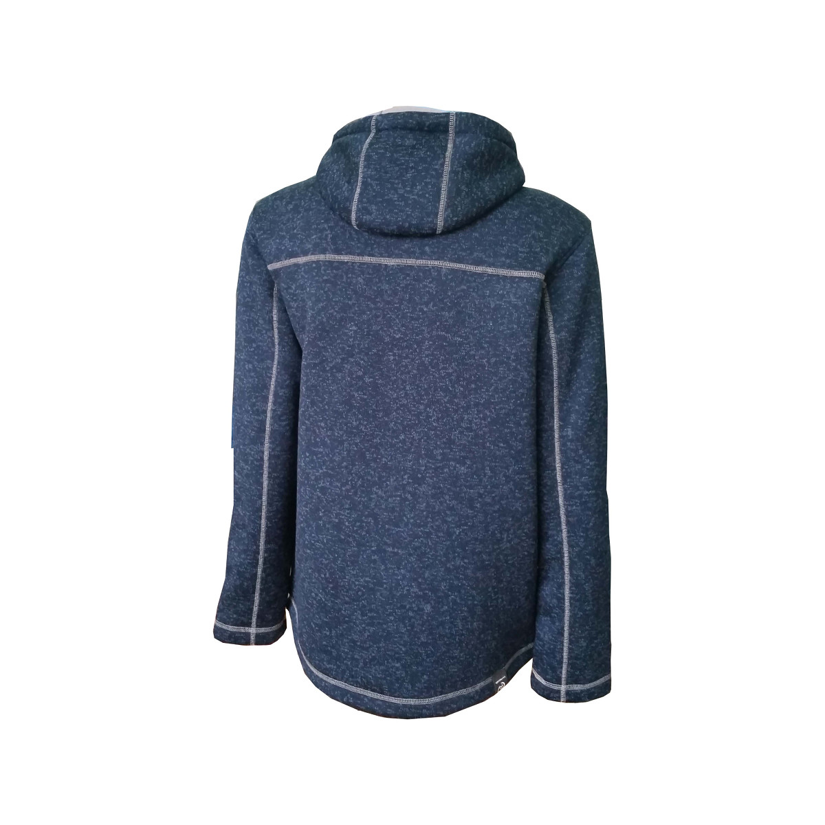 Dry Fashion Pellworm veste en polaire tricotée homme bleu marine chiné, taille S