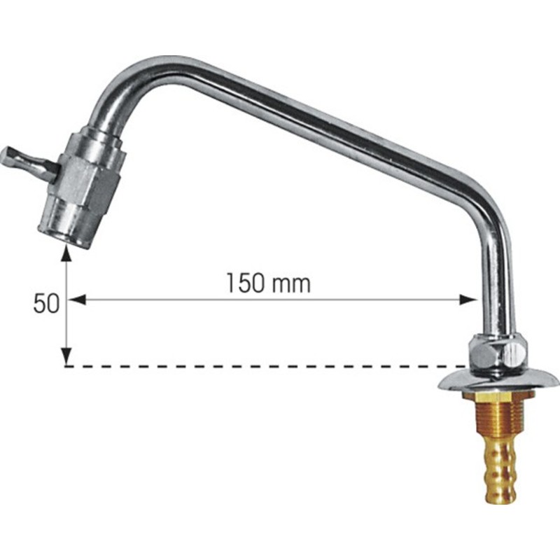 Plastimo bec orientable l.chr. d.12