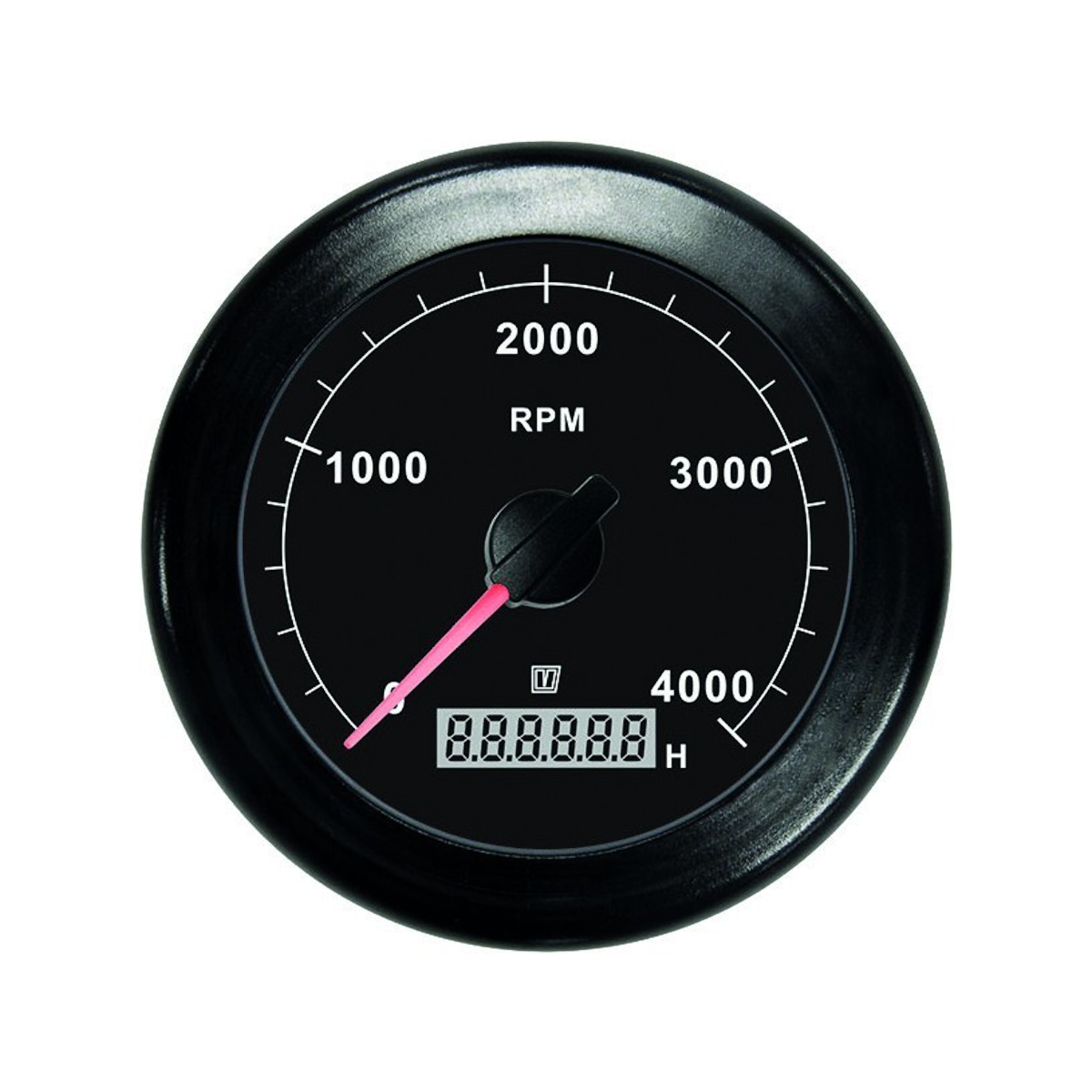 Compte-tours Vetus, noir, 0-4000 1/min