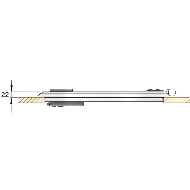 Vetus capot de ventilation planus type 30 - découpe 300 x 230 mm