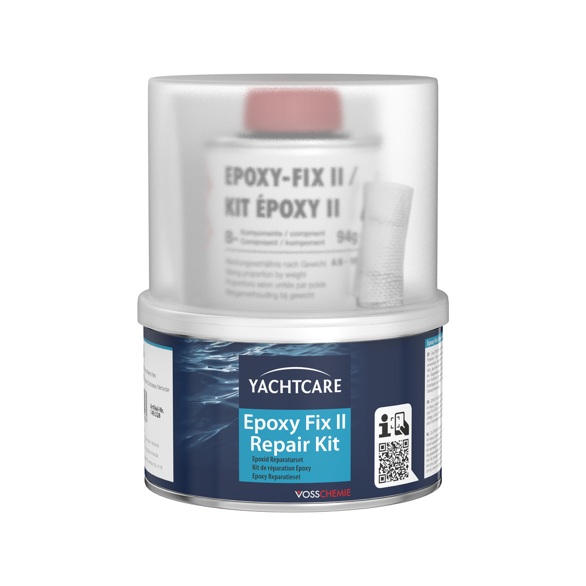 Yachtcare Epoxy Fix II Repair Kit Epoxid-kit de réparation - 250g