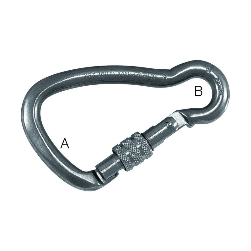 Plastimo mousqueton inox bague 125mm ø23 ass