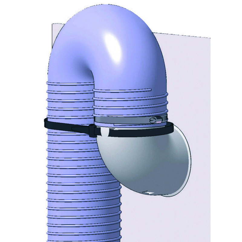 Plastimo aerateur coude dia 4 pouces