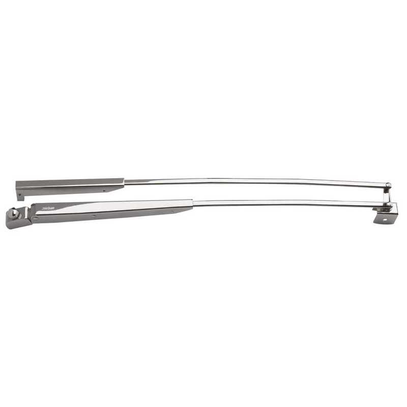 Vetus bras d'essuie glace heavy duty double inox 508-593 mm