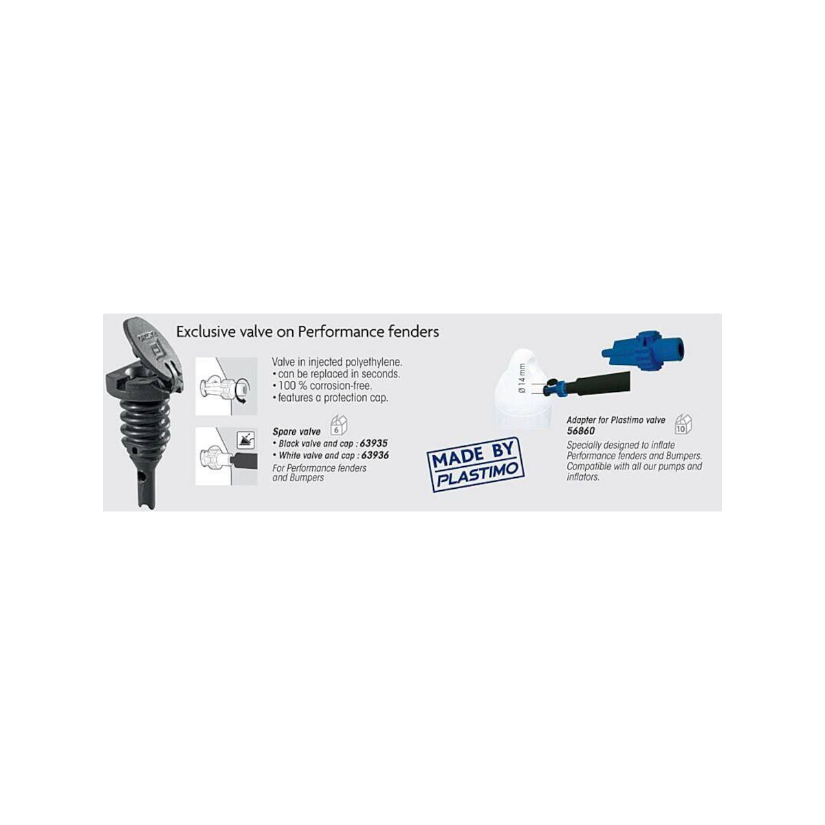 Plastimo pare battage perf 23x85 nr non gnf+cord