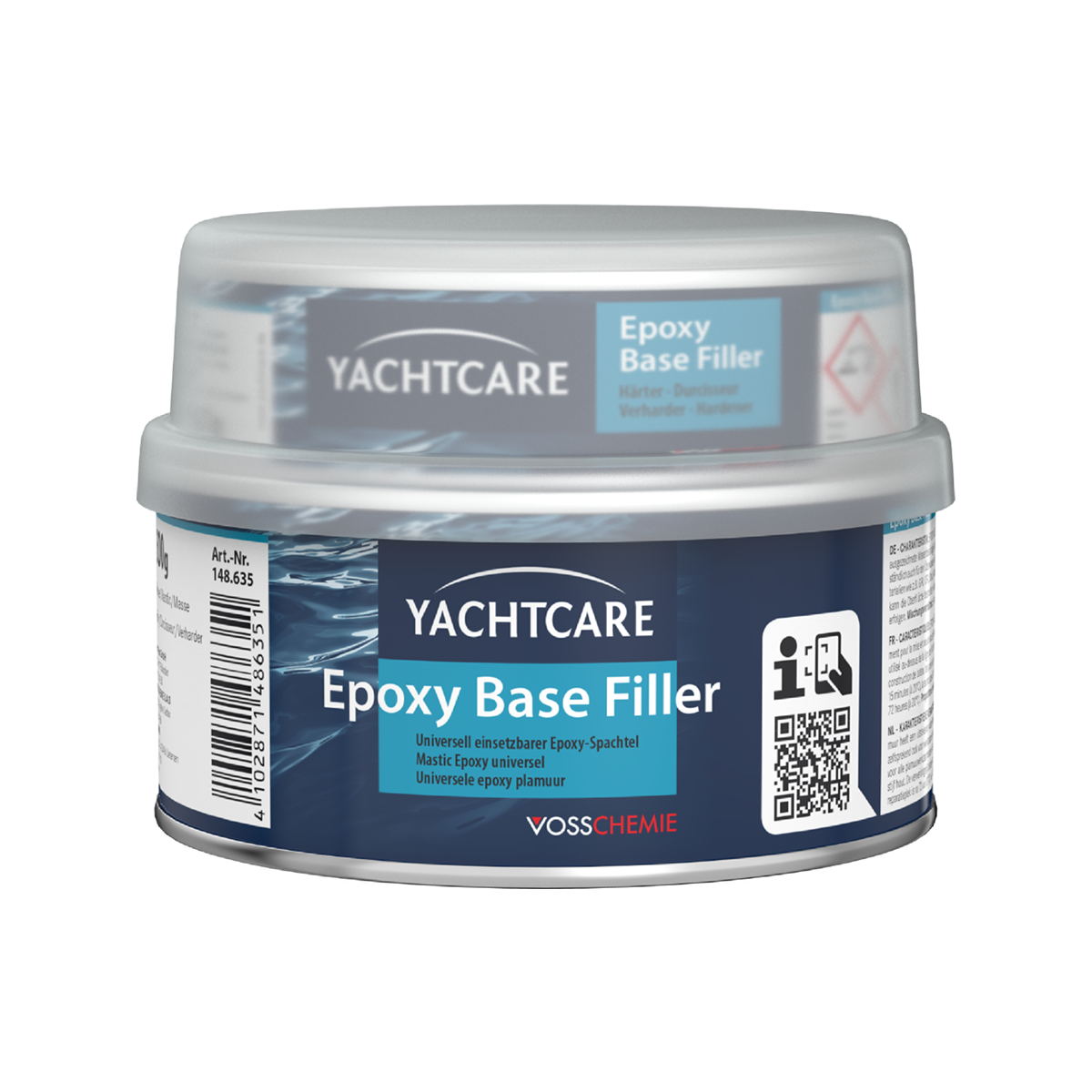 Yachtcare Epoxy Base Filler mastic gris clair - 2000g