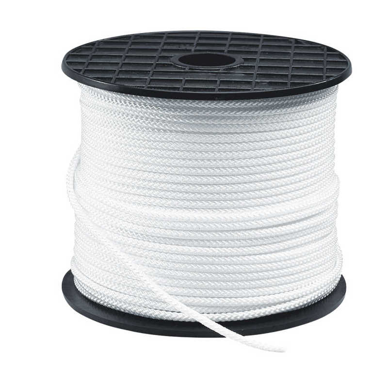Plastimo garcette nylon tresse blanc 4m/m