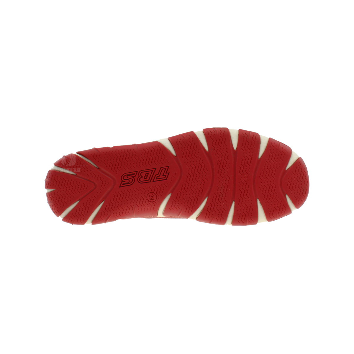 TBS Jazaru chaussure bateau, femme - rouge, pointure EU 38