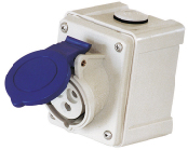 Plastimo socle + prise 16a 2+t 220v ip44