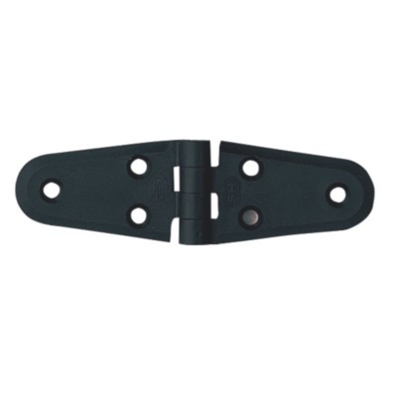 Plastimo charnieres plastique 75x40 noir (x2)