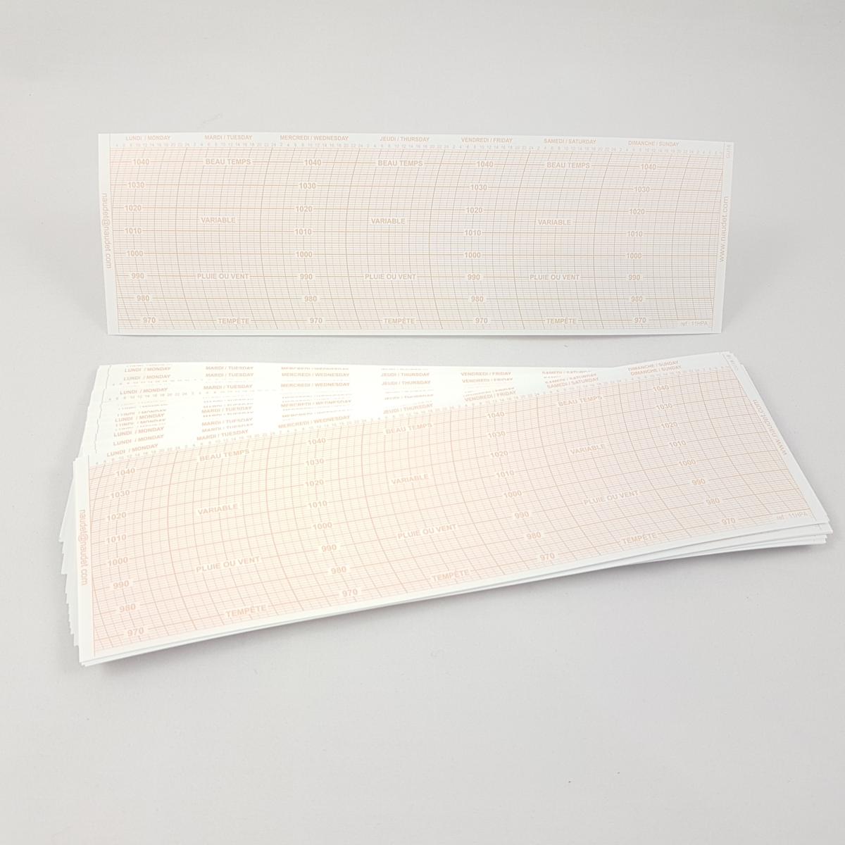Plastimo feuilles pour barographe / 100