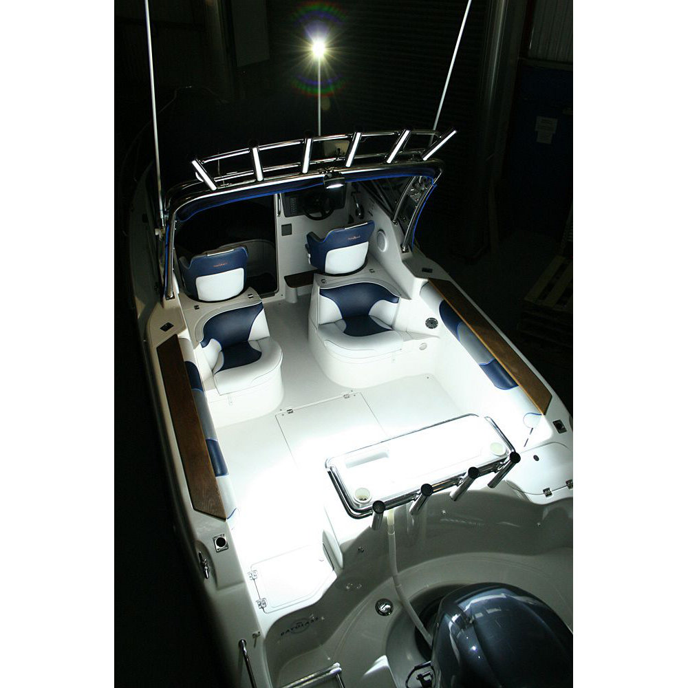Hella marine Série 6136 LED Mega Beam projecteur de pont - Couleur du boîtier blanc