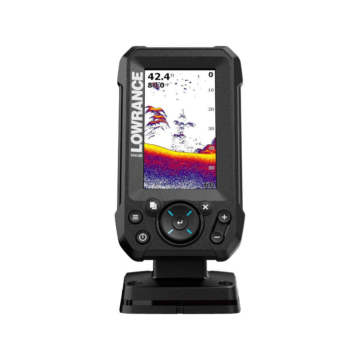 Lowrance Eagle 4"x traceur de cartes - sonde tableau arrière Bullet Skimmer incluse