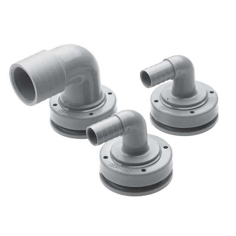 Vetus raccord coudé 90° pour réservoir souple - ø19 mm