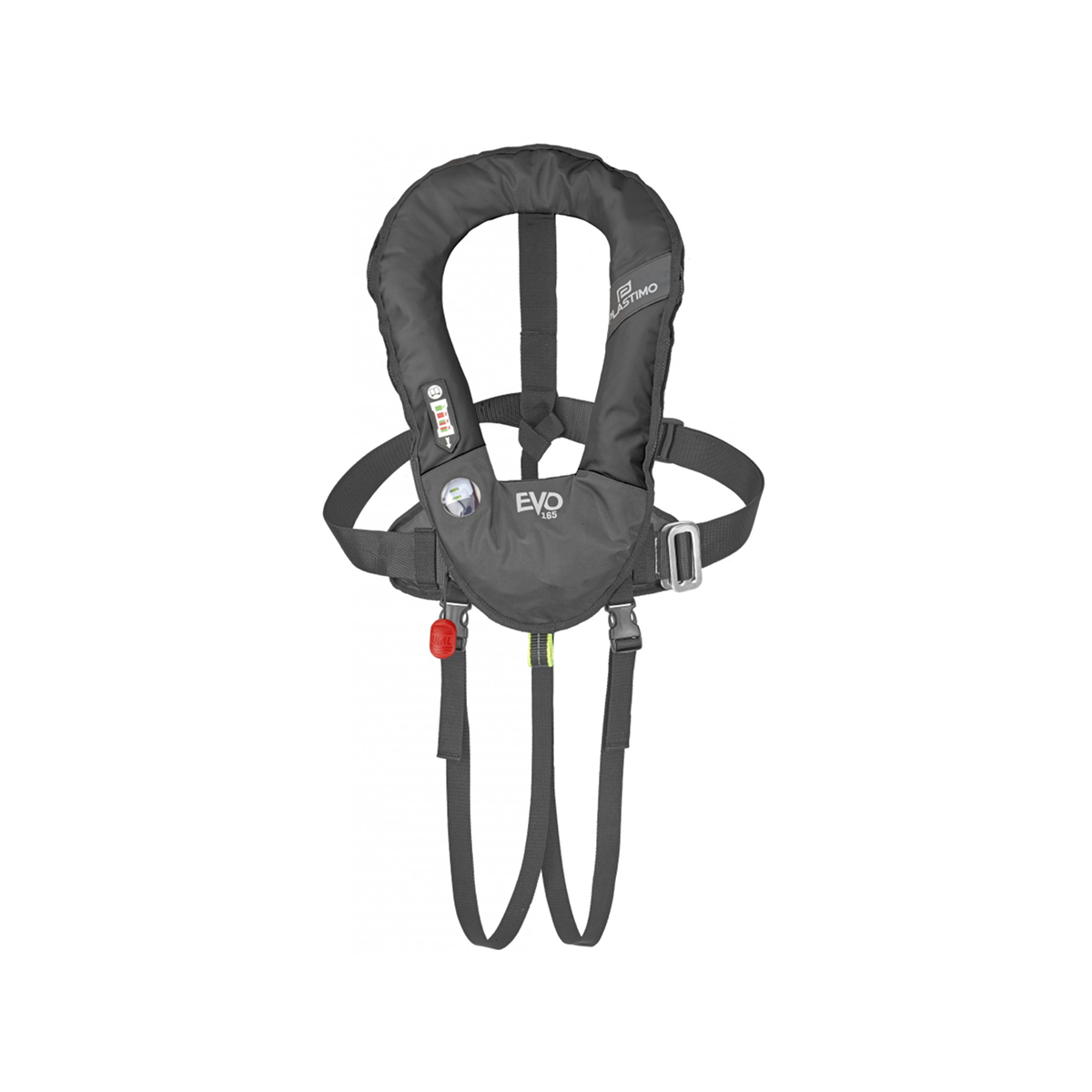 Plastimo gilet gf evo 165 auto ps+harn noir+sc