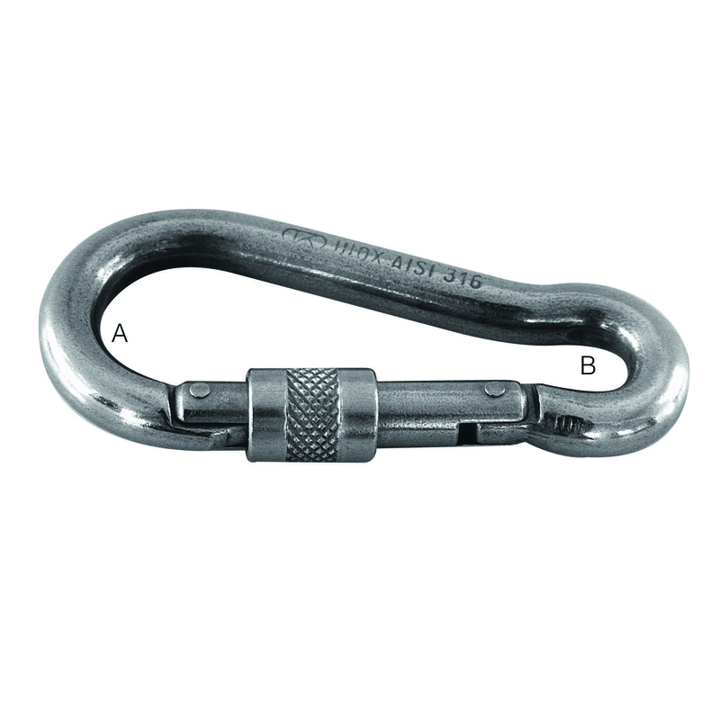 Plastimo mousqueton inox a bague 100mm ø11,5