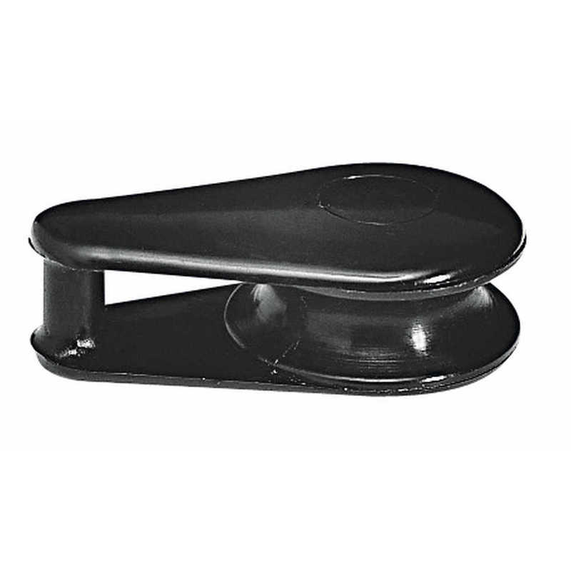 Plastimo poulies simple plastiq noir 10mm x2