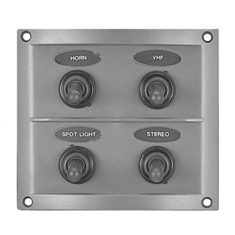 Plastimo tableau électrique étanche 4 boutons