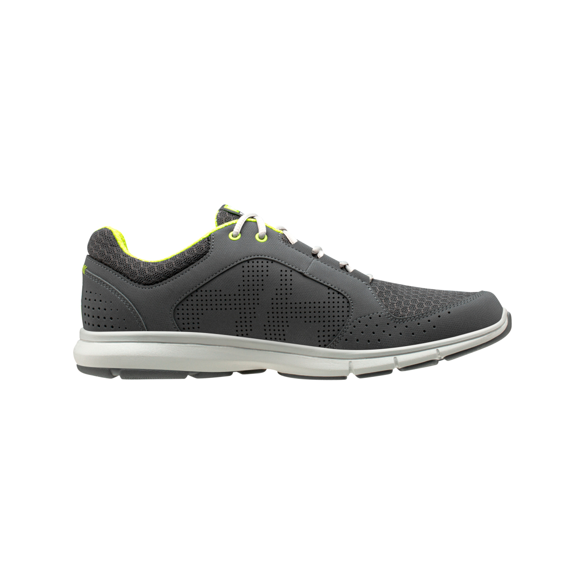 Helly Hansen Ahiga V4 Hydropower Chaussure de voile homme anthracite-jaune, taille 44
