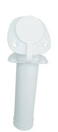 Plastimo porte canne + bouchon, blanc