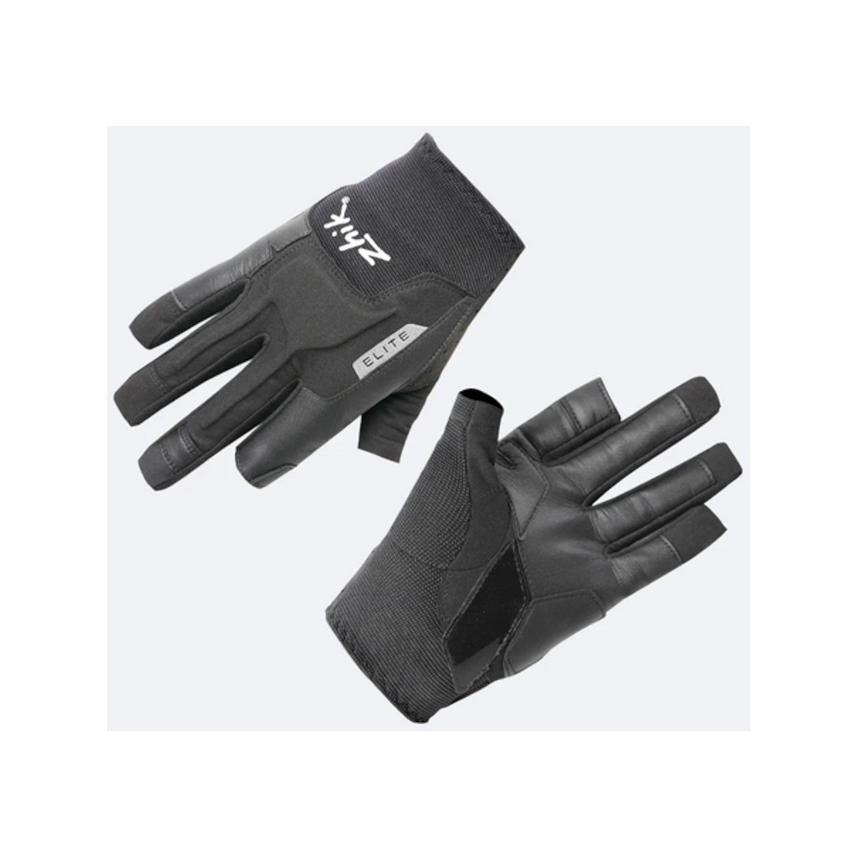 Zhik Elite Gants de voile à doigts longs anthracite, taille XS