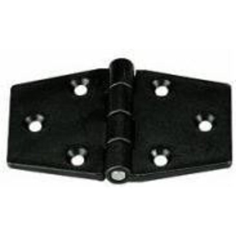 Plastimo charnieres plastique 75x40 noir (x2)