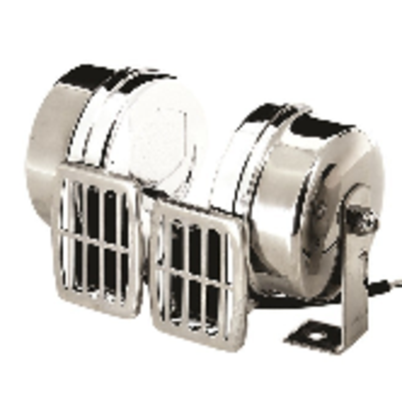 Corne double Vetus 12 volts, avec son aigu et son grave
