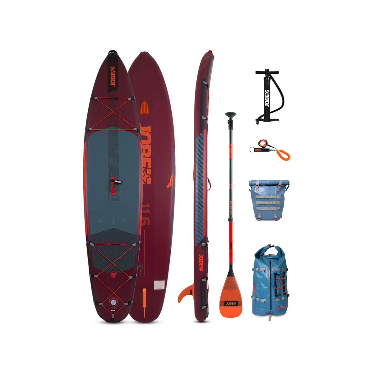 Jobe Adventure Duna 11.6 SUP Board Gonflable Paquet