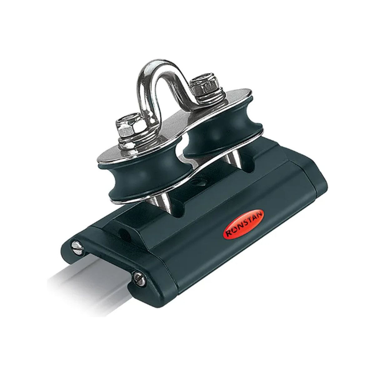 Ronstan S19 chariot de traveller, 100mm, 2 réas de contrôle pivotants