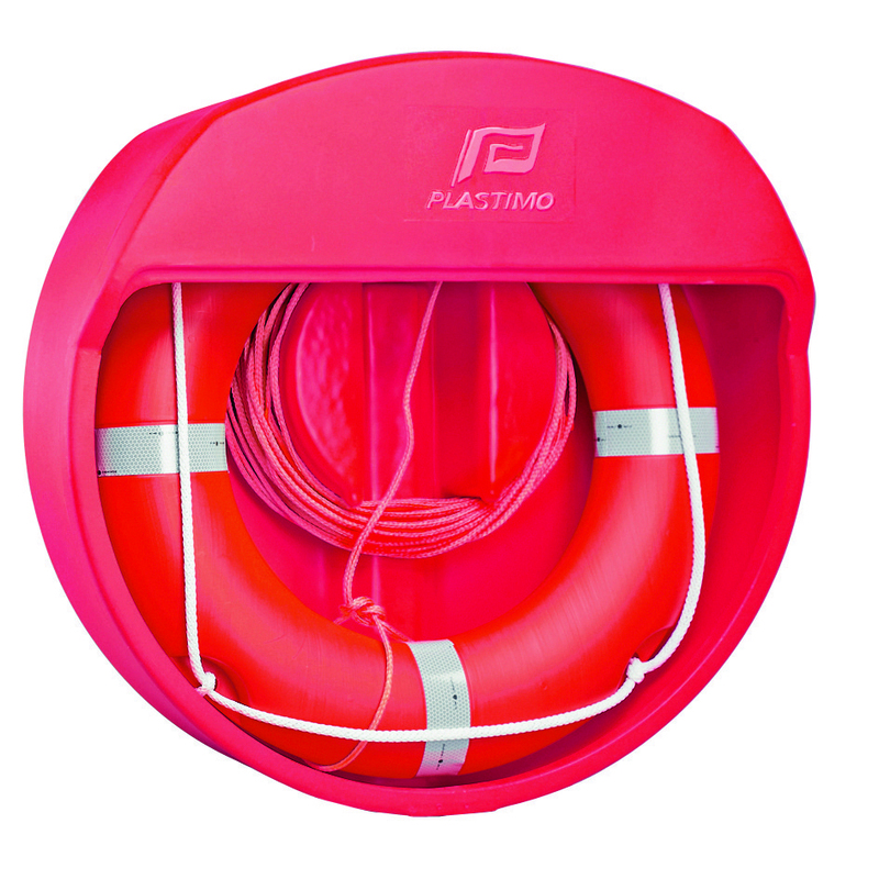 Plastimo coffre+bouee couronne øext73cm+ligne30m