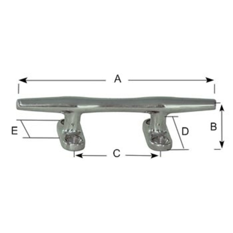 Plastimo taquet inox l150mm