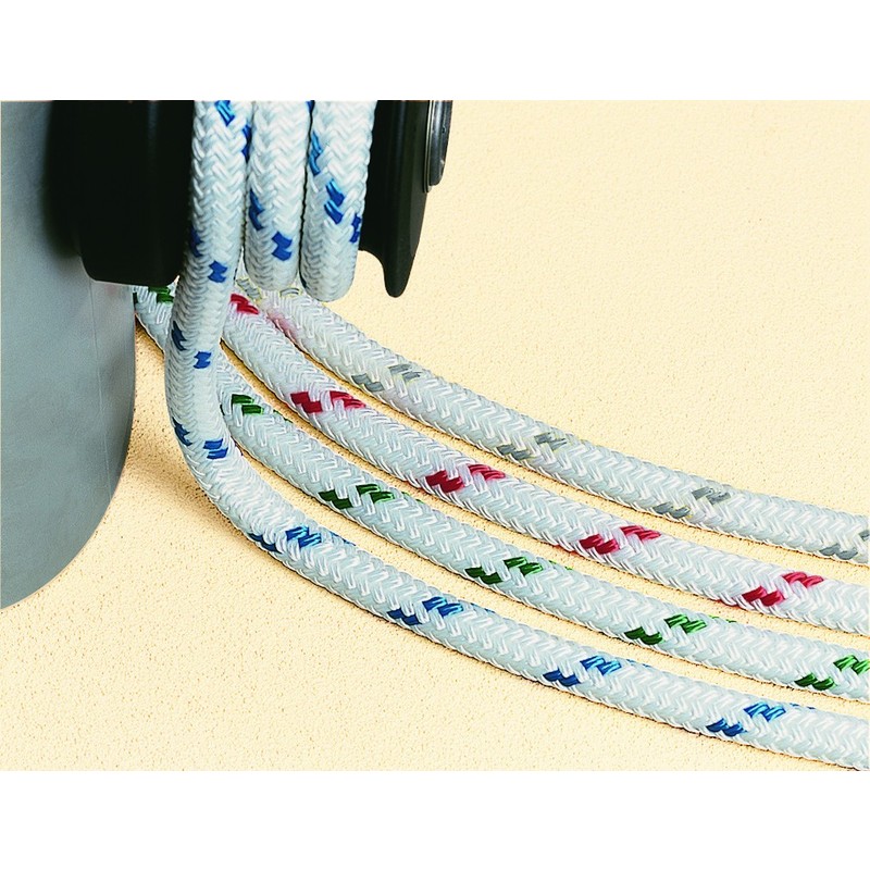 Plastimo cord. polyester 16 fuseaux id gris ø8mm