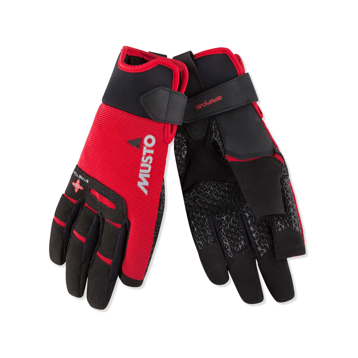 Musto Performance gants de voile longs doigts rouge, taille XS