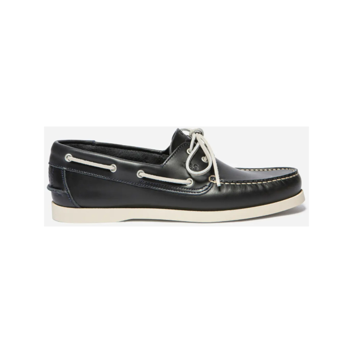 TBS Phenis chaussure bateau homme bleu marine-crème blanc, taille 41