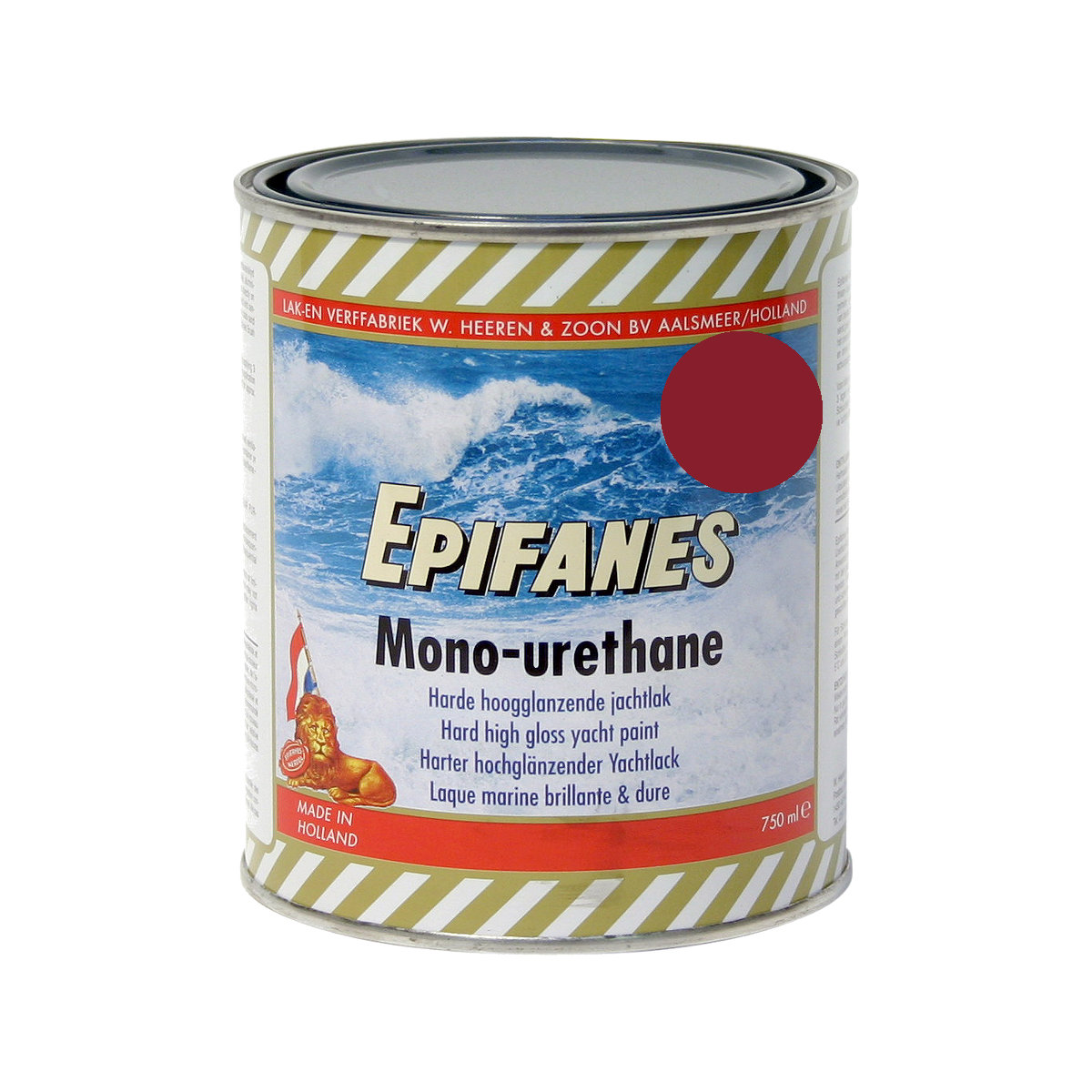 Epifanes peinture pour bateaux mono uréthane - rouge foncé 3233, 750ml
