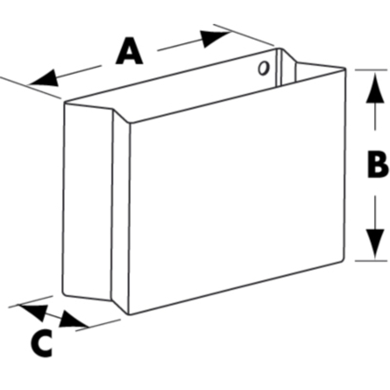 Plastimo sac a drisses pvc blc 30x20x10cm