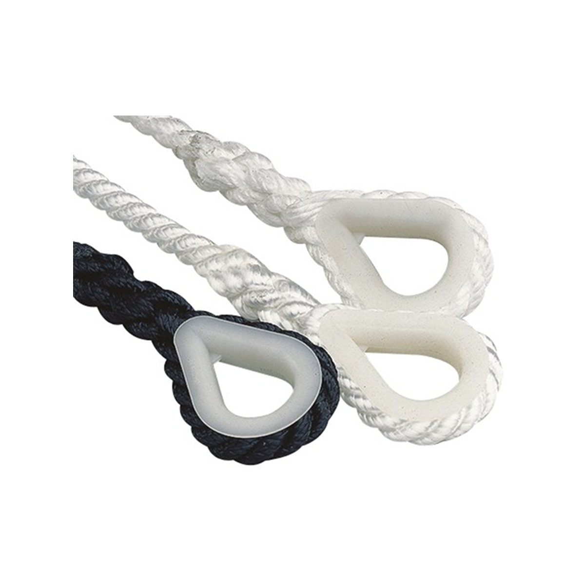 Plastimo bosse amarrage noir ø8mm lg 7m