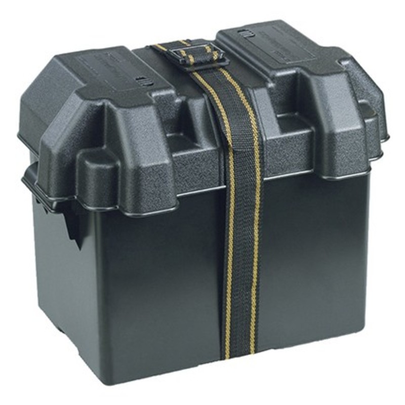 Plastimo bac a batterie noir gm 48x23x26 cm