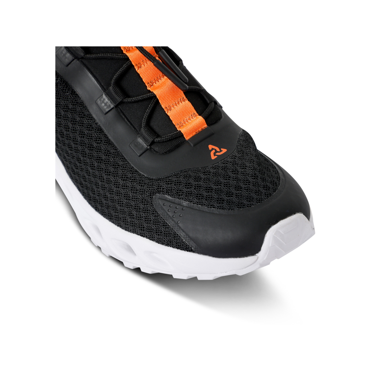 Typhoon TS10 Sneaker Chaussure de bateau unisexe noir/orange, taille UK 10 / EU 44-45