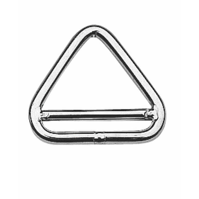 Plastimo triangle inox + barrette/sangle 50mm