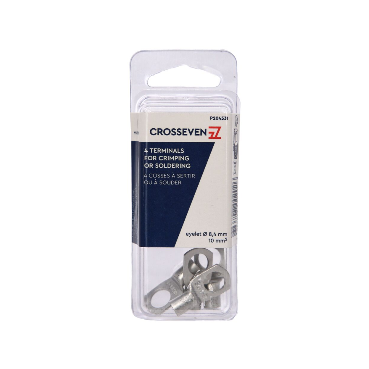 Crosseven Cosse à sertir ou à souder l ø10,5mm Pour câble 50mm²-20 pièces