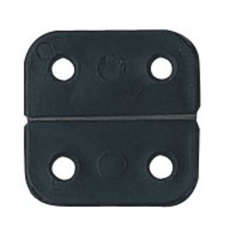 Plastimo charnieres plastiq s/axe noir 40x40 (x2)