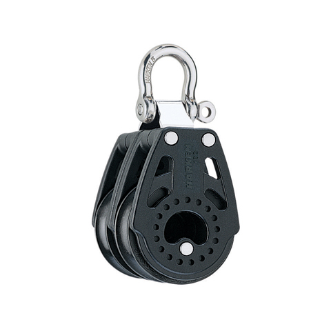 Harken 40mm Carbo bloc - à deux branches avec manille, mobile à 90